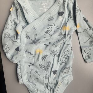 Carter's Blue and Yellow Dinosaur One Piece